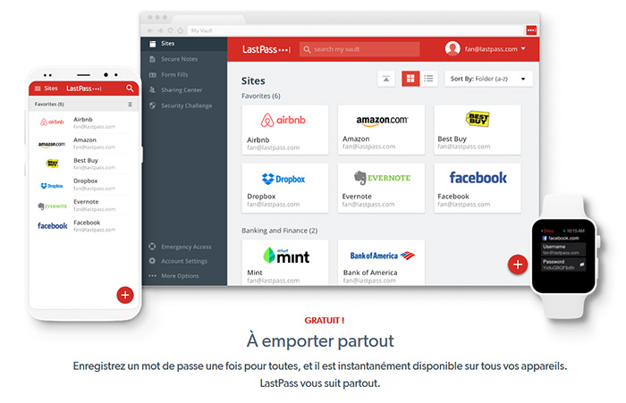 Applications LastPass