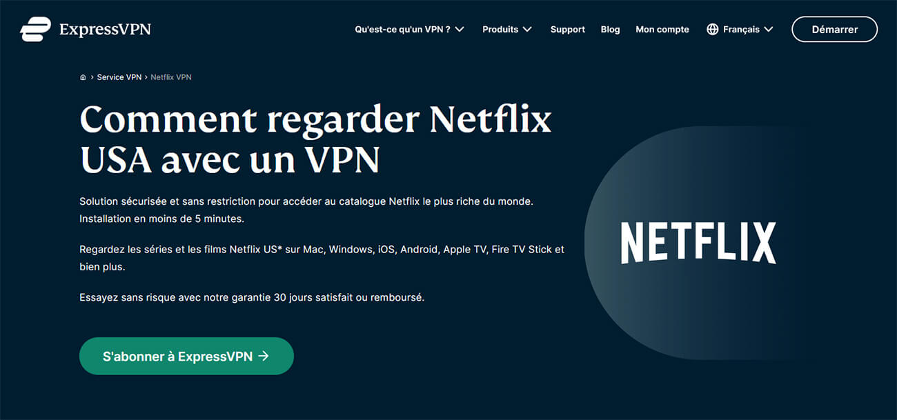 ExpressVPN Netflix USA