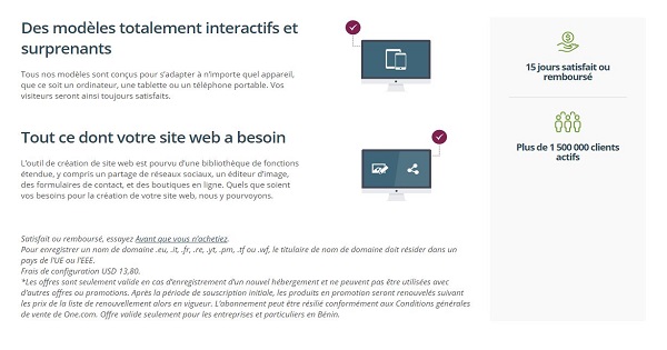 Avis One.com - Interactivité