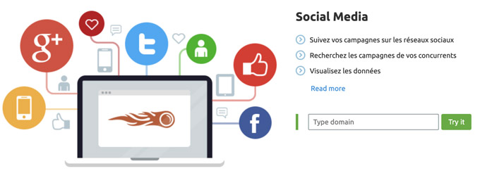 Semrush social media