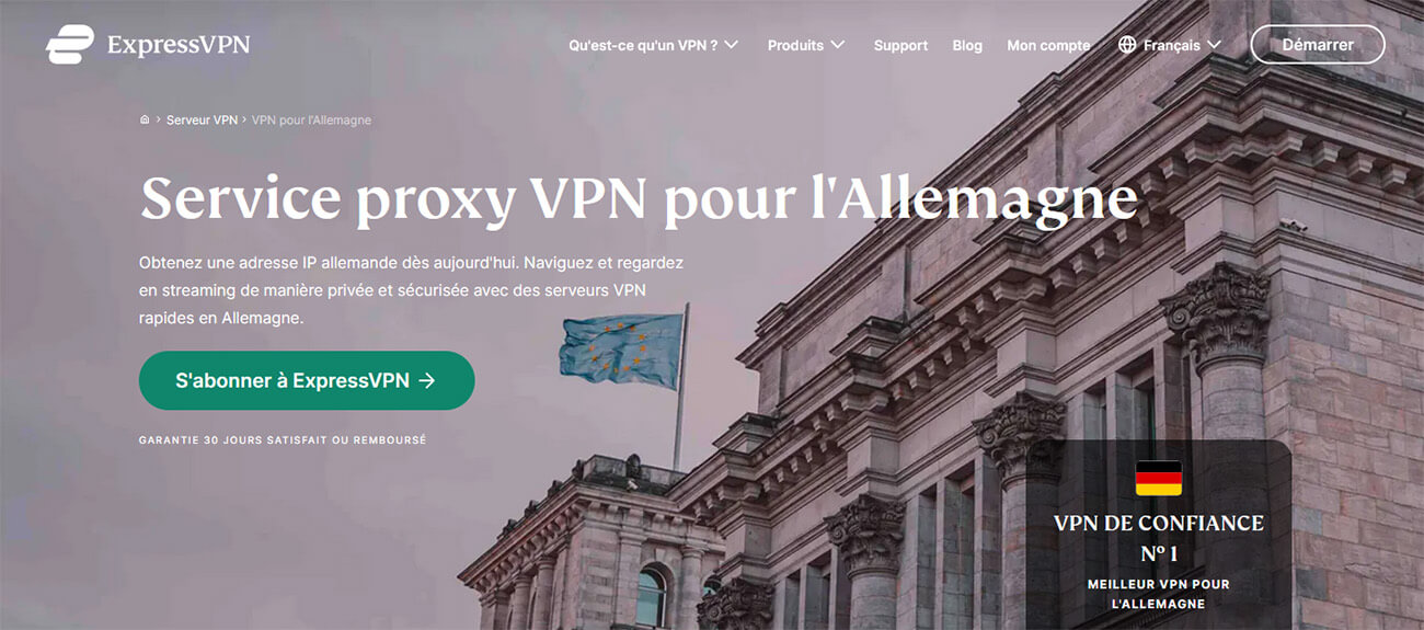 VPN Allemagne ExpressVPN