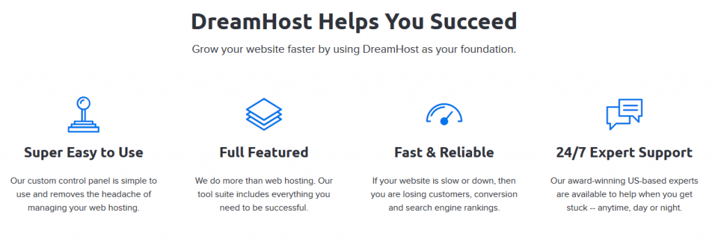 Avantages Dreamhost