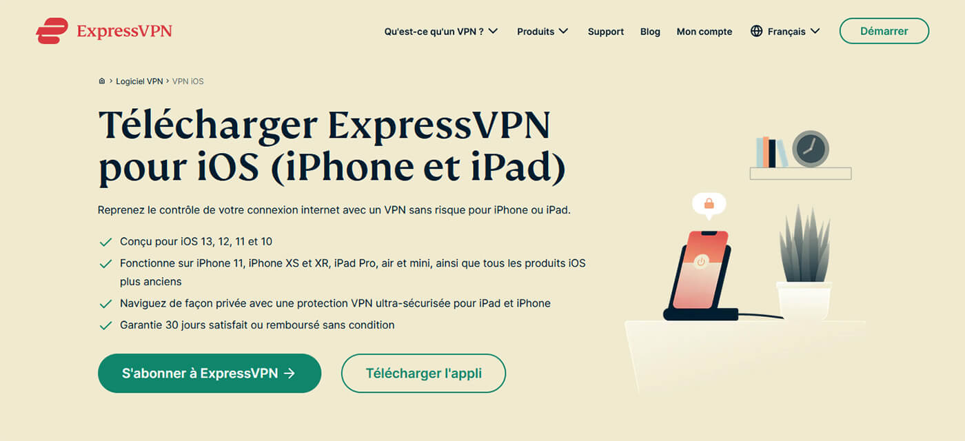 VPN iPhone ExpressVPN