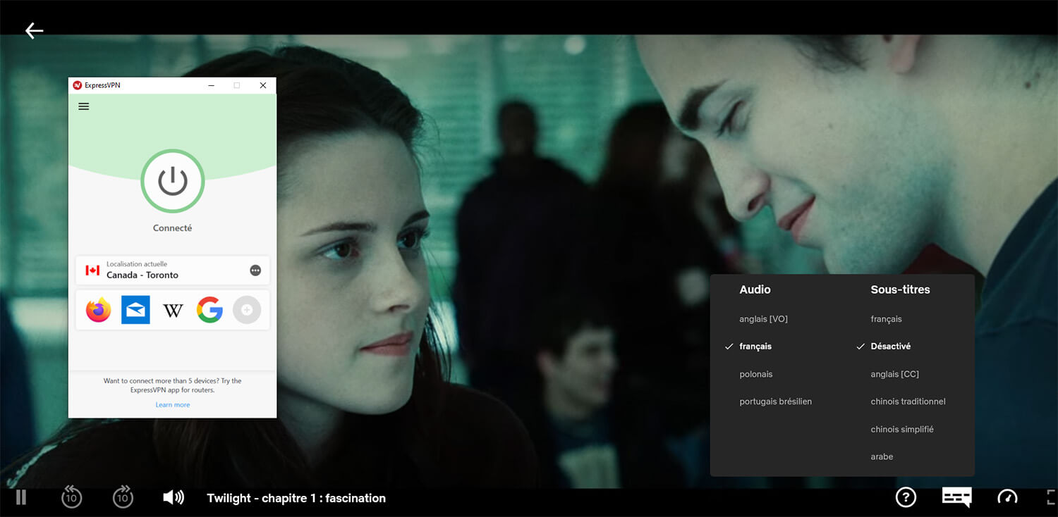 Déblocage Twilight Fascination Netflix