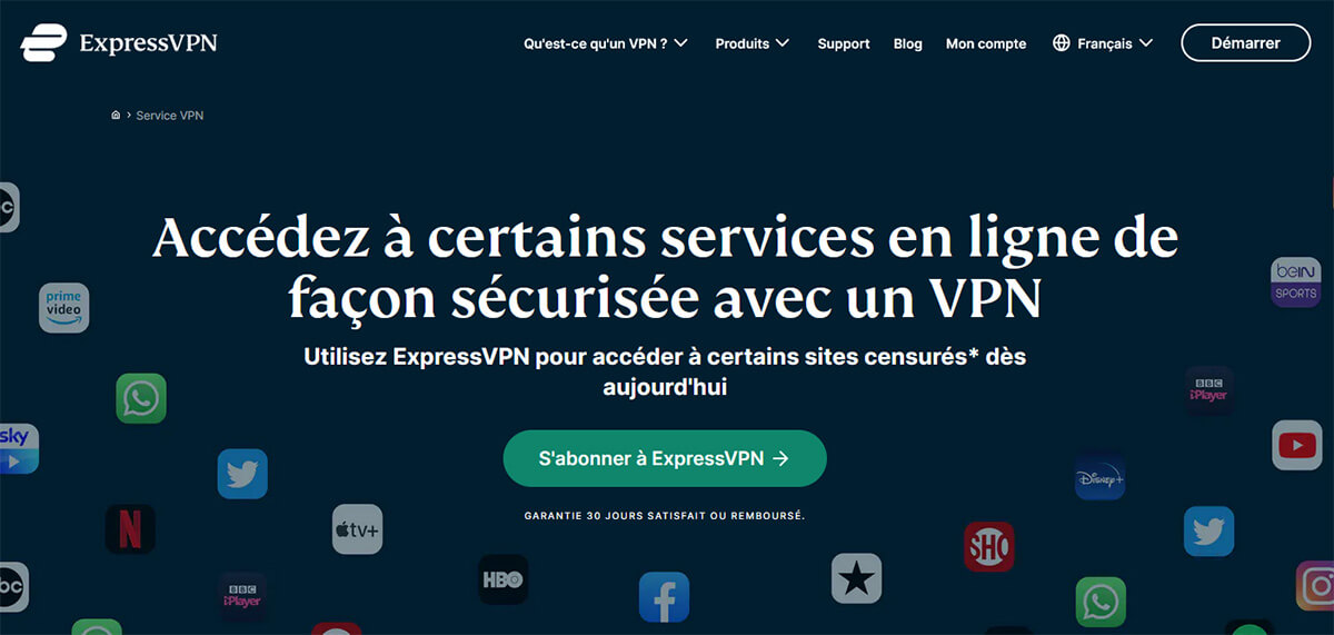 ExpressVPN Déblocage Streaming