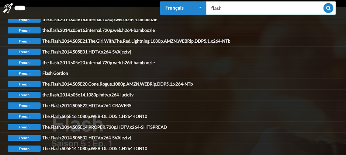 Recherche sous titres Substital intégration Netflix