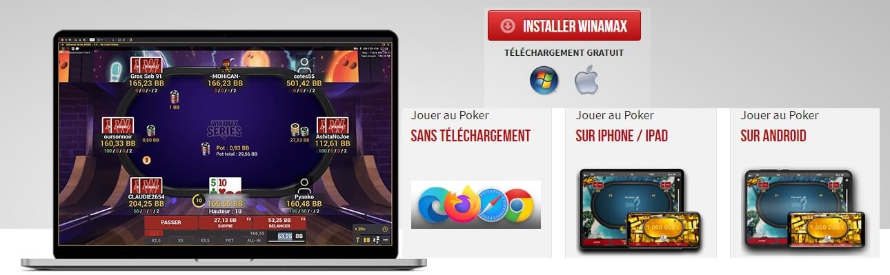 poker sur winamax